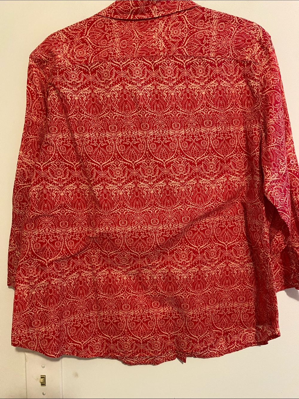 Bit & Bridle Red Printed Button-Down Shirt - Picture 4 of 7